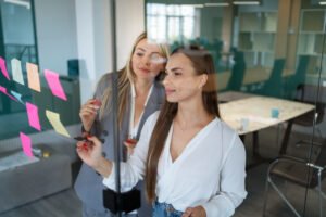 mulher na liderança da empresa